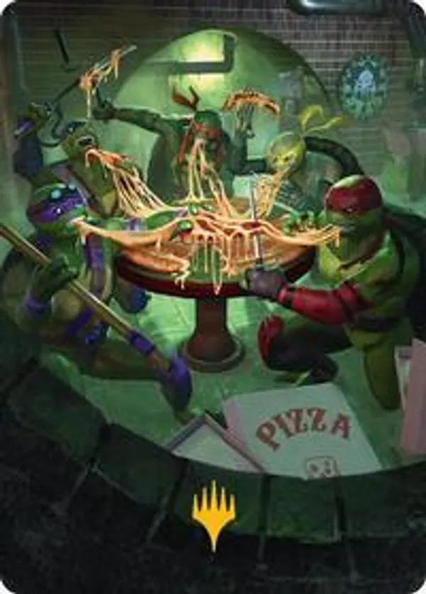 Food Chain Art Card (Gold-Stamped)