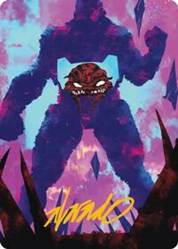 Krang, Utrom Warlord Art Card (Gold-Stamped Signature)