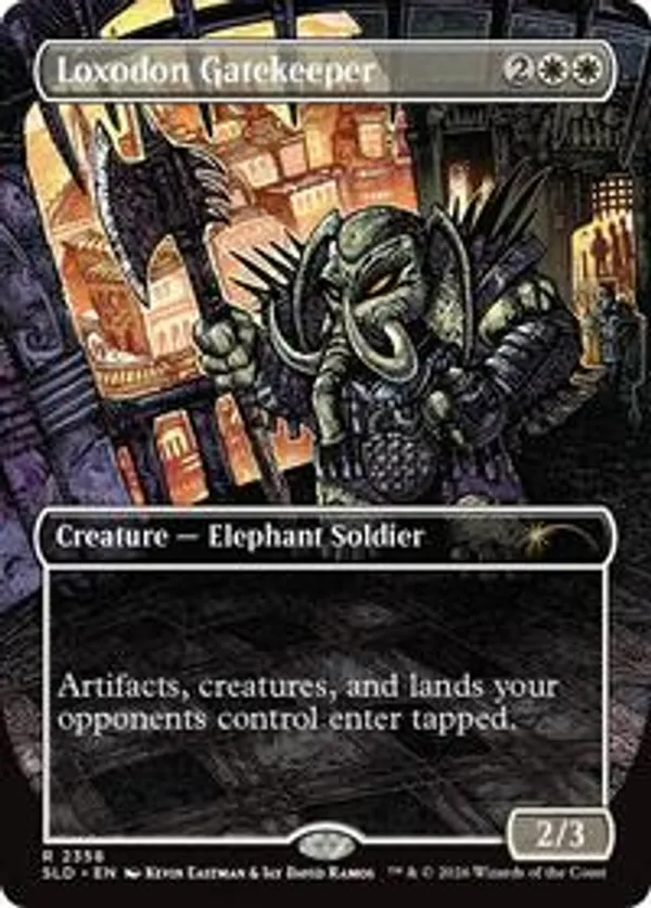 mtg loxodon cards Magic the Gathering Ravnica GATEKEEPER and that player gains control of Loxodon Peacekeeper. Loxodon Warhammer - MTG /