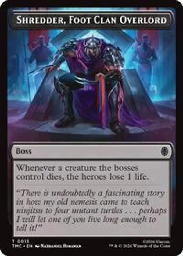 Shredder, Foot Clan Overlord