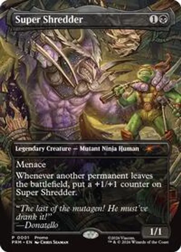 マジックザギャザリング　スーパーシュレッダー　foil Super Shredder (Borderless) • Miscellaneous Promos #1