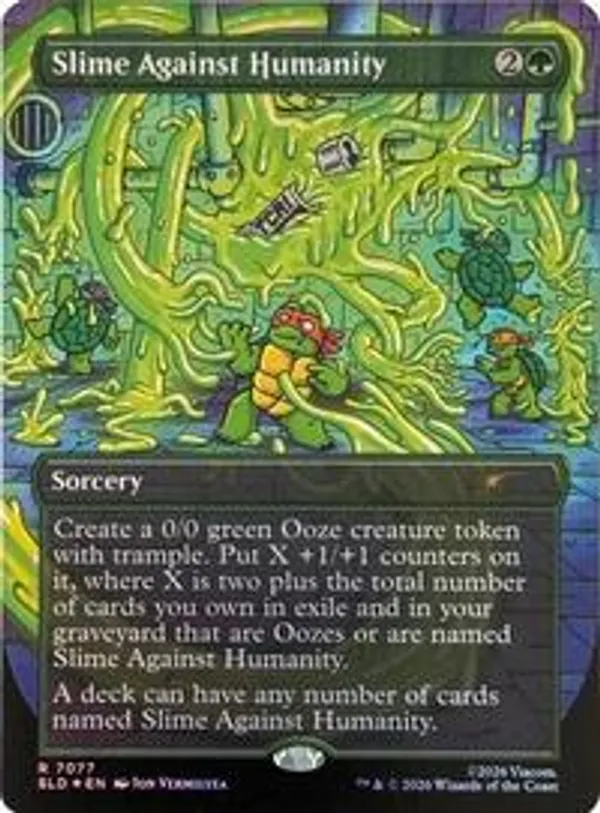 mtg slime cards Magic The Gathering, Secret Lair: Prime Slime
