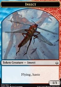 Insect // Zombie Double-sided Token
