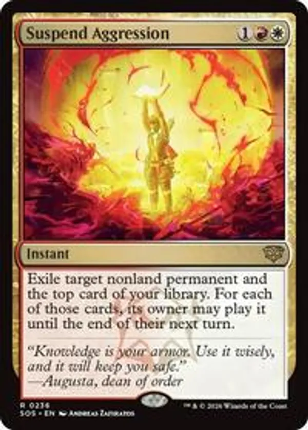 Suspend Aggression  Secrets of Strixhaven (SOS) #236
