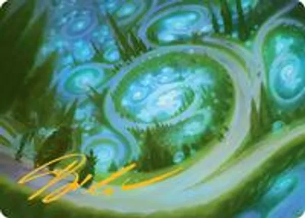 mtg signed art cards Jace, the Perfected Mind Art Card (Gold-Stamped Signature) [Phyrexia: