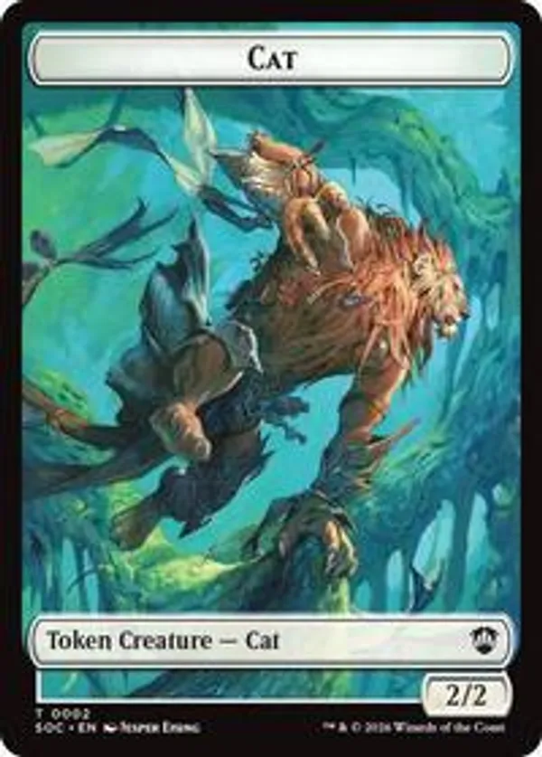 Cat // Inkling (0022) Double-Sided Token  Commander: Secrets of Strixhaven  (SOC) #2