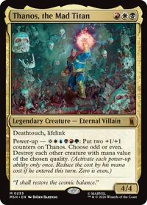 card titan mtg Sun - Single Mint / near mint condition trading card Card Name: Titan, 89 cards