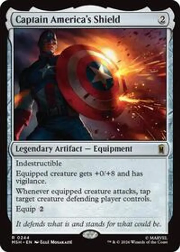 Captain America's Shield • Marvel Super Heroes (MSH) #244
