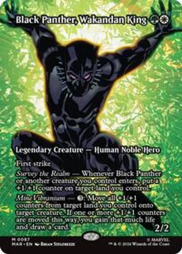 Black Panther, Wakandan King (Borderless) • Marvel Eternal-Legal