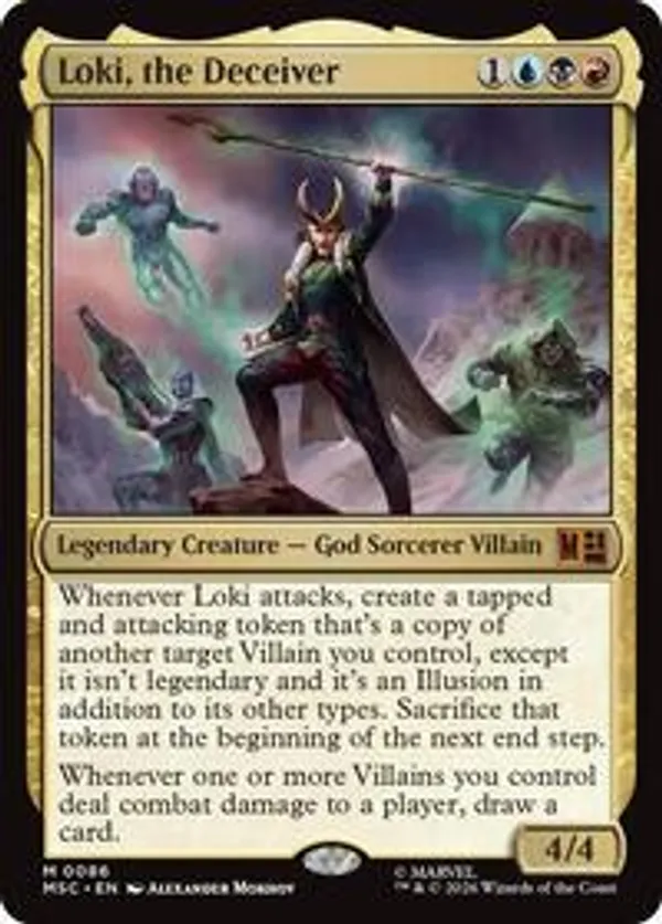 Loki, Lord of Misrule • Commander: Marvel Super Heroes (MSC) #628