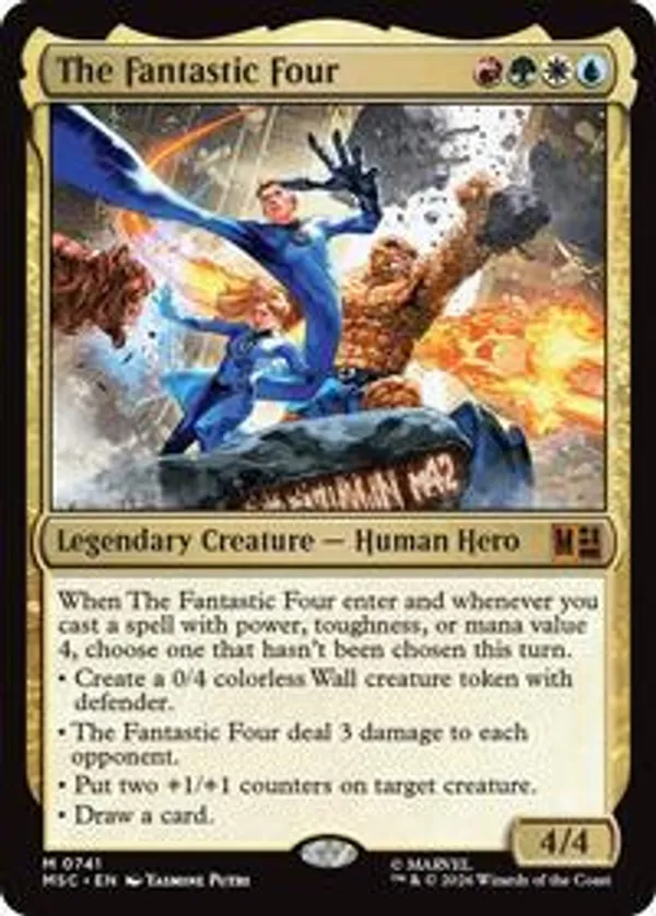 The Fantasticar (Surge Foil) • Commander: Marvel Super Heroes (MSC