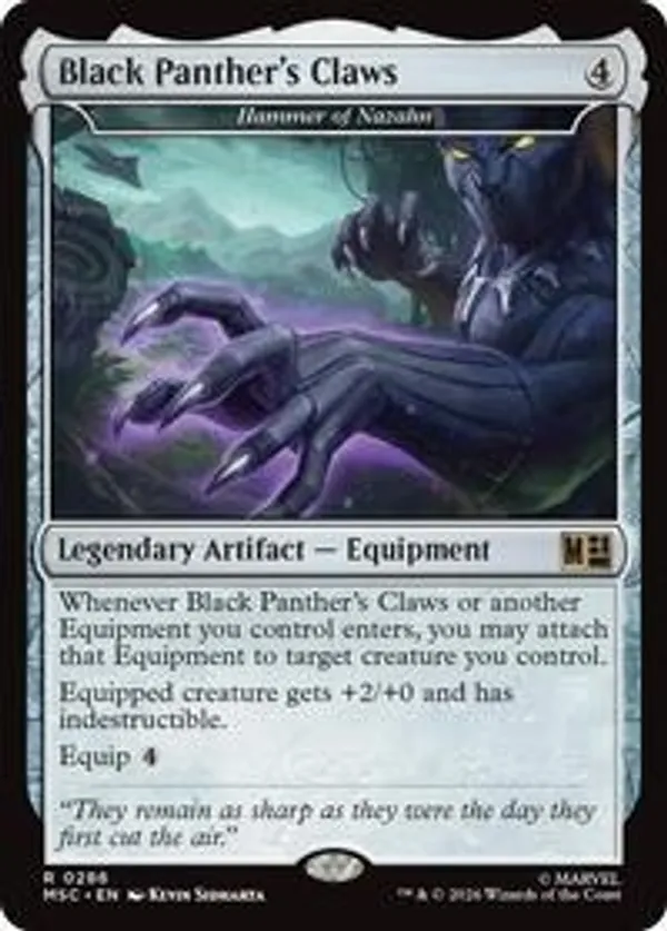 Black Panther's Claws - Hammer of Nazahn • Commander: Marvel Super