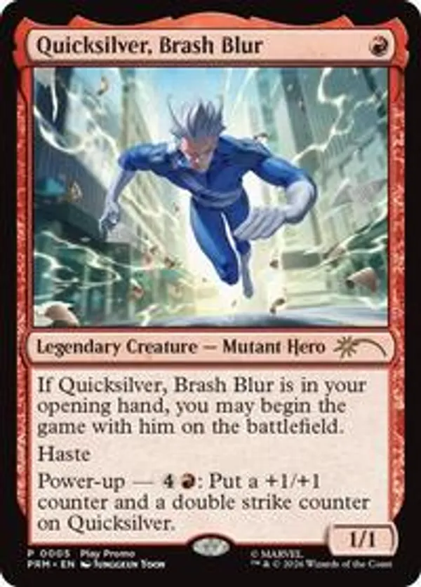 奔放なる閃影、クイックシルバー/Quicksilver, Brash Blur Quicksilver, Brash Blur • Standard Showdown Promos #4