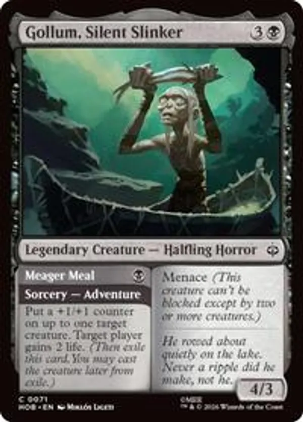gollum cards mtg Gollum, Scheming Guide [The Lord of the Rings: Tales of Middle-Earth P – TokenMTG The Lord of the Rings MTG Gollum, Patient Plotter *SHOWCASE