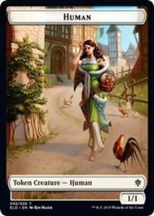 Human // Food (15) Double-sided Token