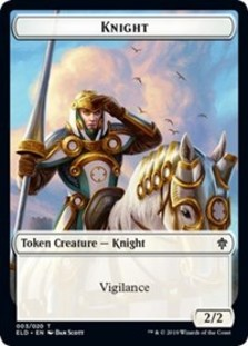 Knight // Food (15) Double-sided Token
