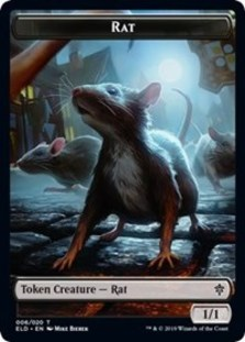 Rat // Food (16) Double-sided Token