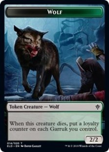 Wolf // Food (16) Double-sided Token