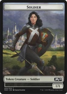 Soldier // Dinosaur Double-Sided Token