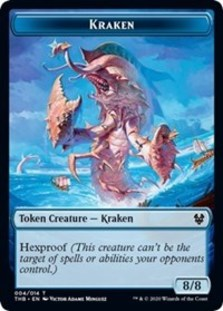 Kraken // Satyr Double-sided Token