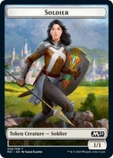 Soldier // Weird Double-sided Token