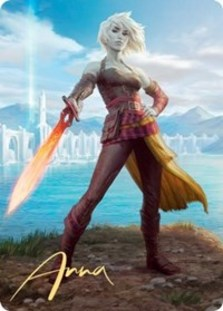 Nahiri, Heir of the Ancients 1 Art Card (Gold-Stamped Signature)