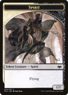 Spirit // Golem Double-Sided Token