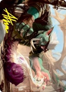 Novice Dissector Art Card (Gold-Stamped Signature)