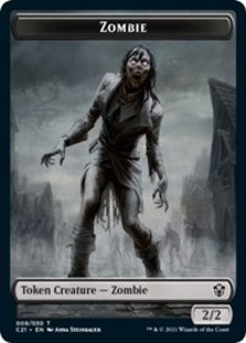 Zombie // Horror Double-sided Token