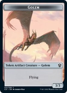 Golem (25) // Thopter Double-sided Token