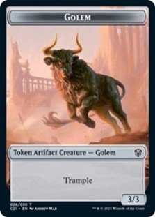 Golem (26) // Thopter Double-sided Token