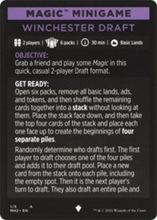 Magic Minigame: Winchester Draft