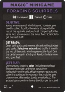 Magic Minigame: Foraging Squirrels