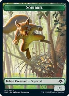 Squirrel // Beast Double-sided Token