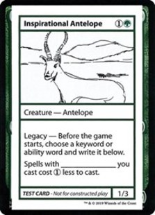 Inspirational Antelope (No PW Symbol)