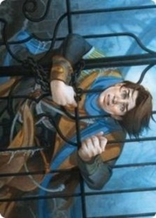 Locked in the Cemetery Art Card