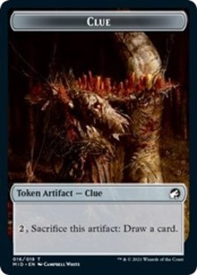 Clue (16) // Vampire (014) Double-sided Token