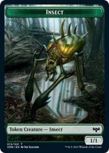 Insect // Treasure Double-sided Token