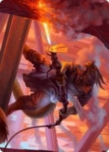 Plasma Jockey Art Card