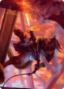 Plasma Jockey Art Card (Gold-Stamped Signature)