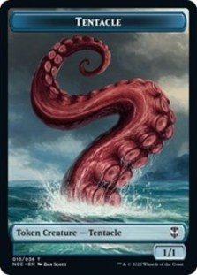 Tentacle // Clue Double-sided Token