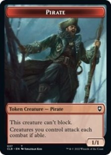 Pirate // Goblin Double-sided Token