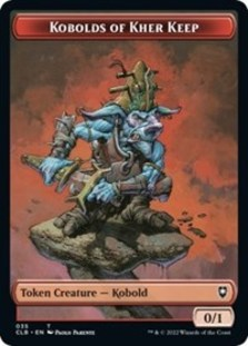 Kobolds of Kher Keep // Treasure Double-sided Token