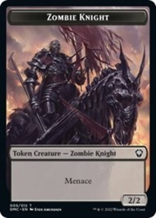 Zombie Knight // Goblin Double-sided Token