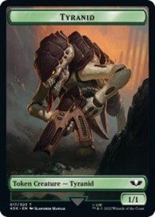 Tyranid (17) // Tyranid Warrior Double-sided Token