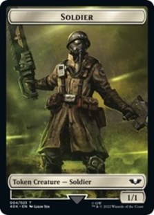 Soldier (004) // Vanguard Suppressor Double-sided Token (Surge Foil)