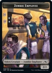 Zombie Employee // Balloon Double-sided Token