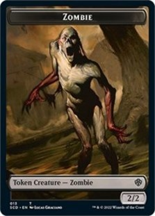 Zombie // Zombie Army Double-sided Token