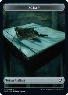 Scrap // Phyrexian Myr Double-sided Token