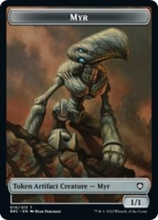 Myr // Thopter (010) Double-sided Token